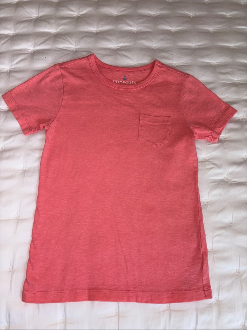 J.Crew Crewcuts Coral Short-Sleeve Pocket Tee